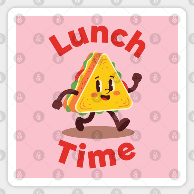 Lunch Time Sandwich Sticker by enrynz